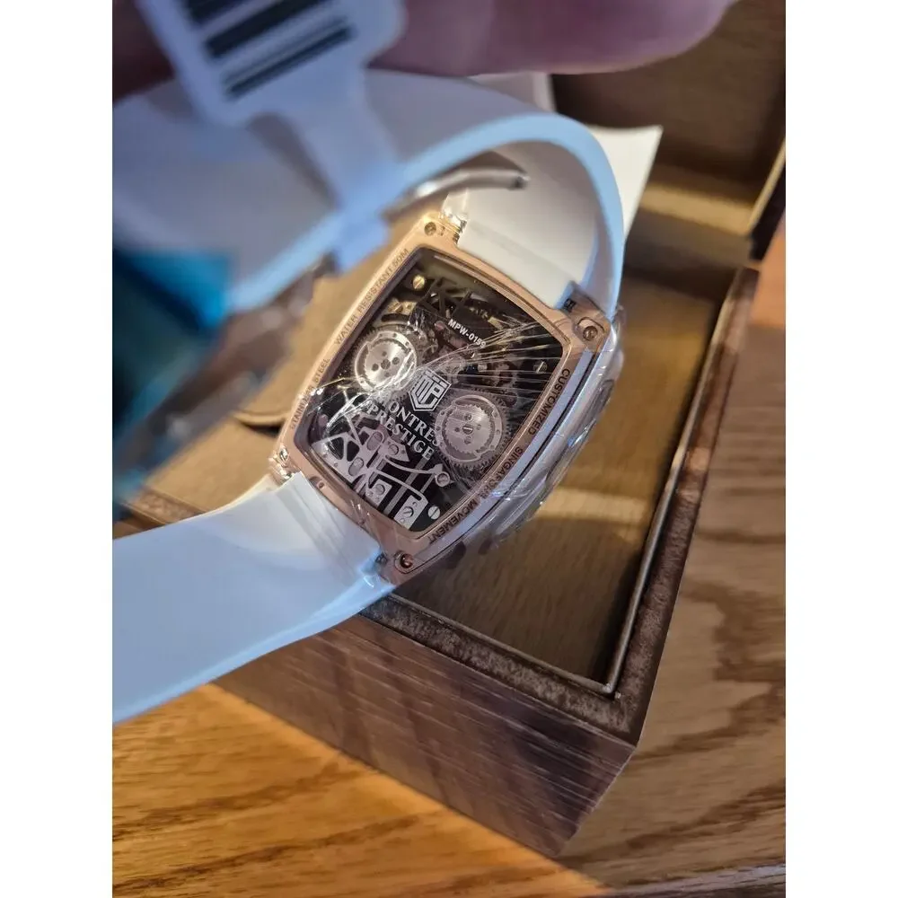 Montres Prestige Skeleton Automatic Watch